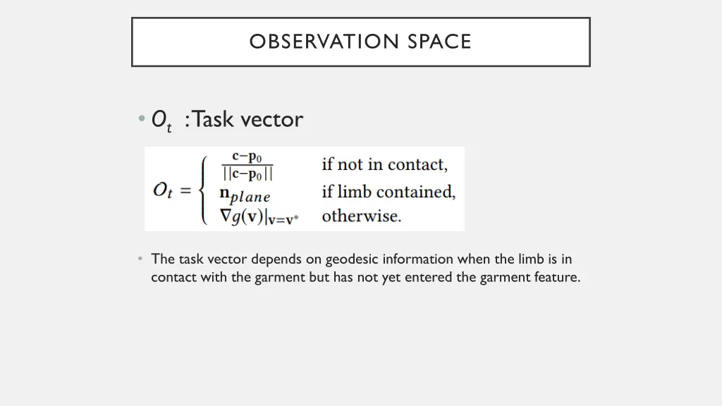 observation space 5