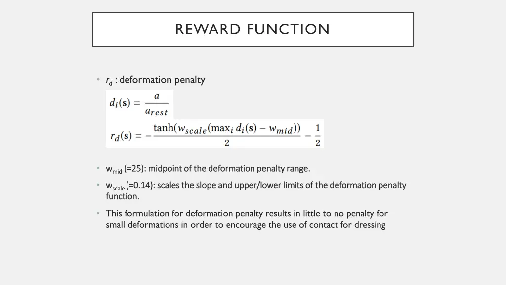 reward function 2