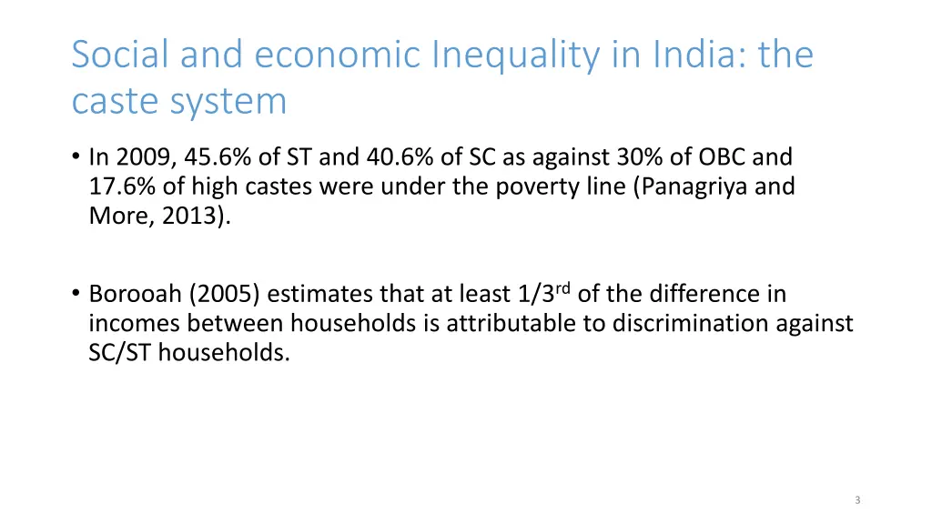 social and economic inequality in india the caste 1