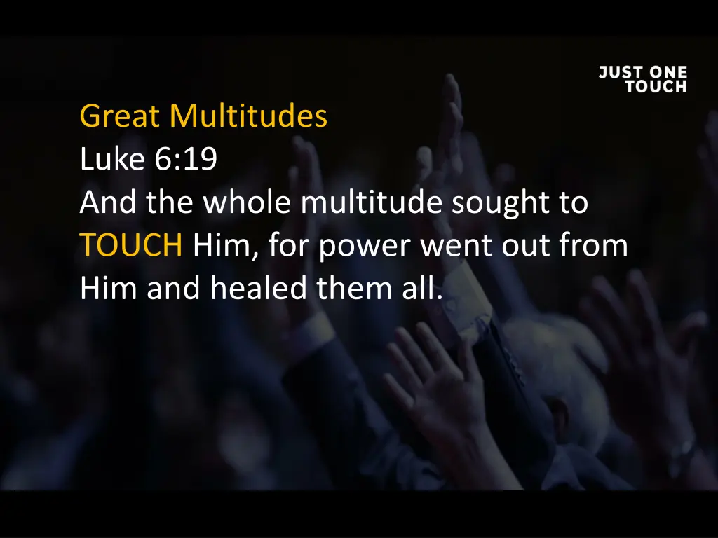 great multitudes luke 6 19 and the whole