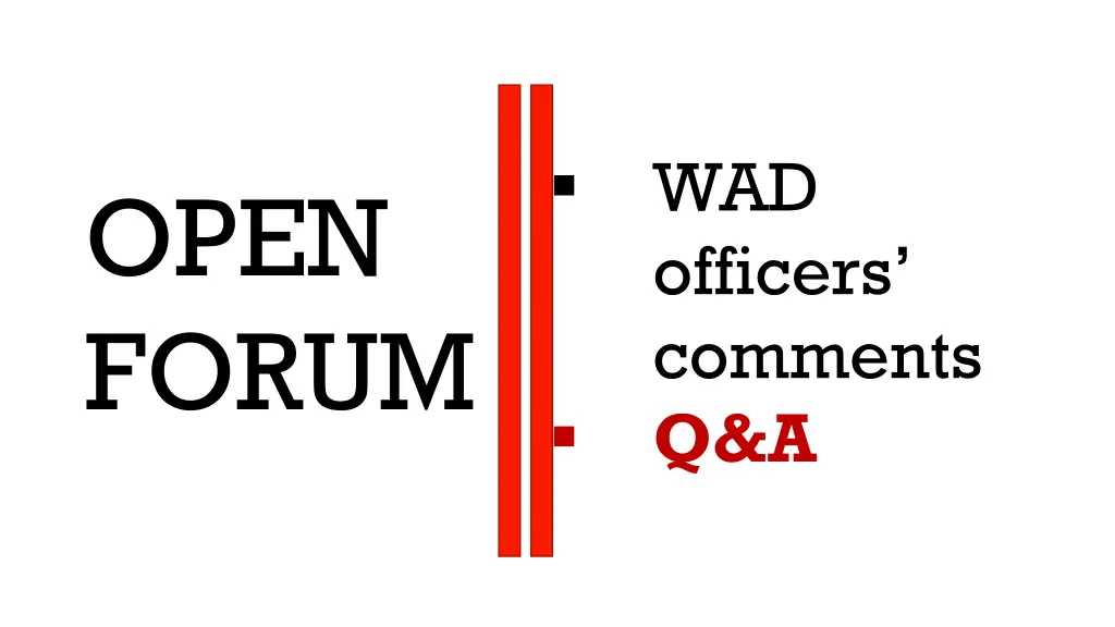 wad officers comments q a