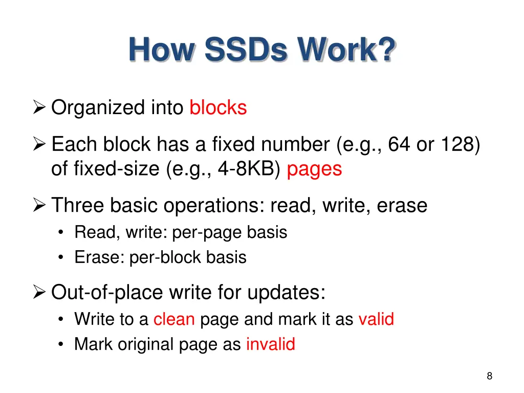 how ssds work