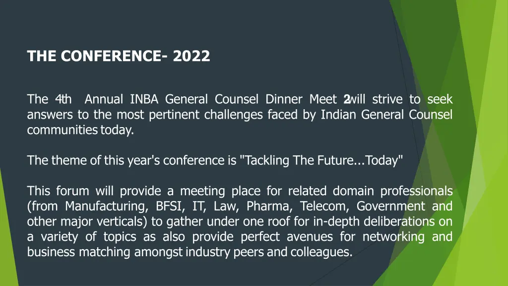 the conference 2022