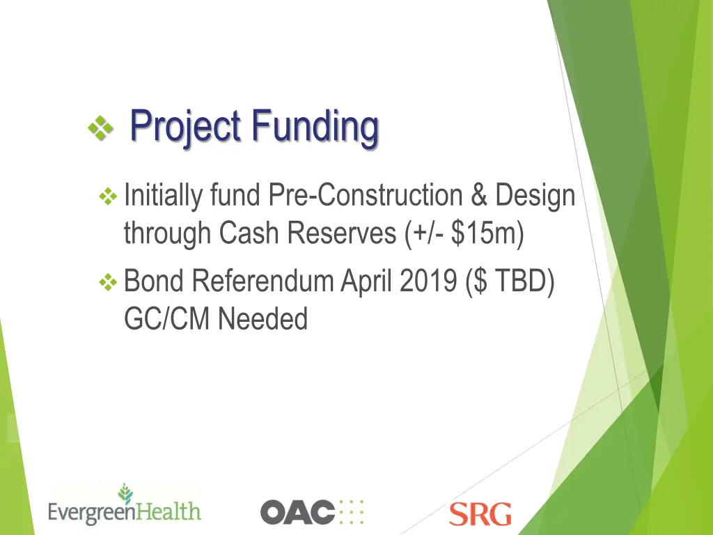 project funding