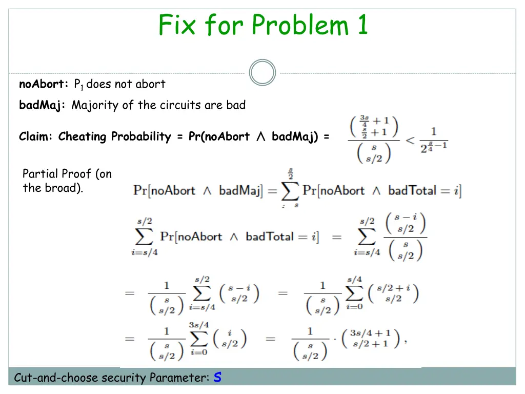 fix for problem 1 2