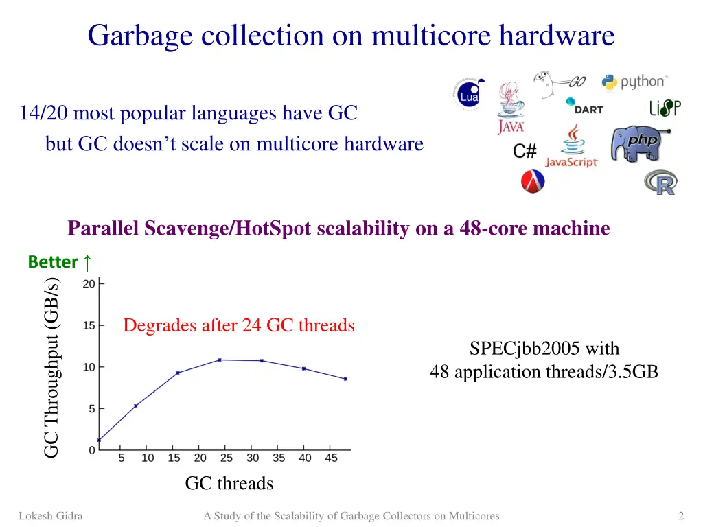 garbage collection on multicore hardware