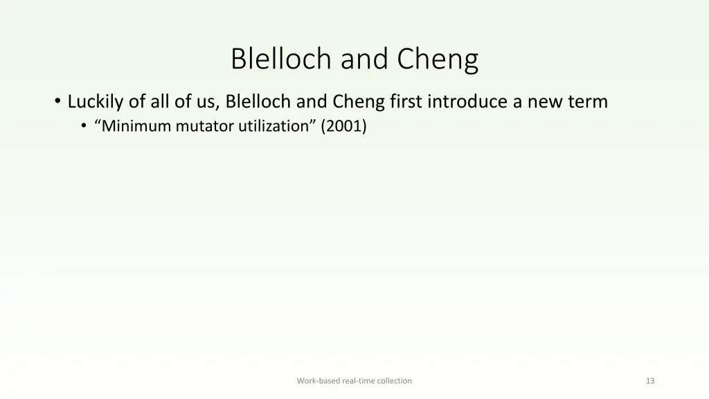 blelloch and cheng