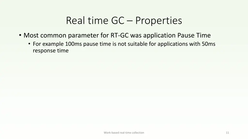 real time gc properties 1