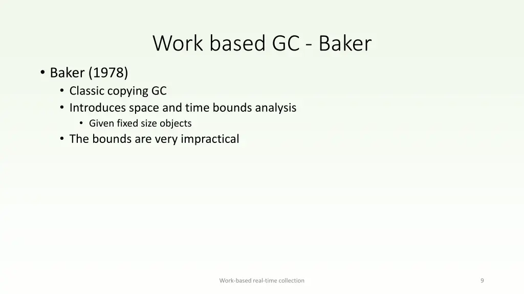 work based gc baker