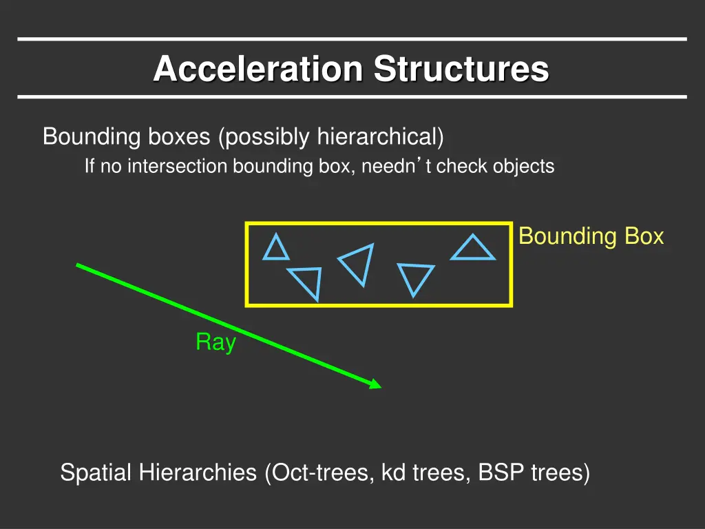 acceleration structures