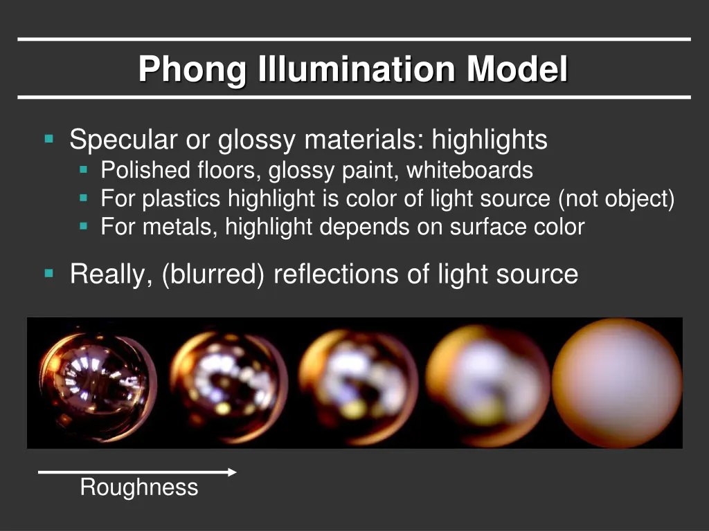 phong illumination model 1