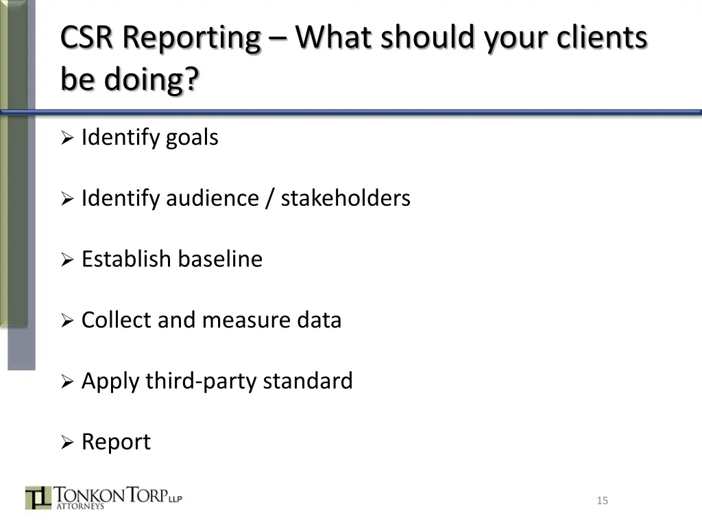 csr reporting what should your clients be doing