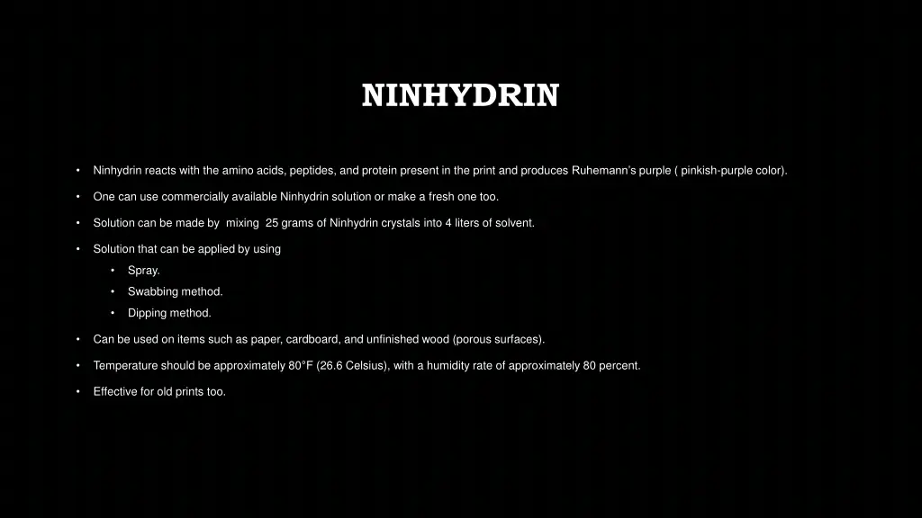 ninhydrin