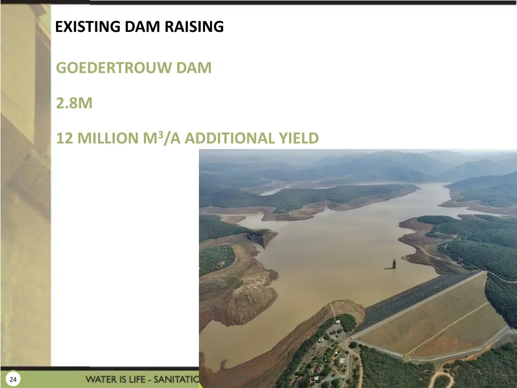 existing dam raising