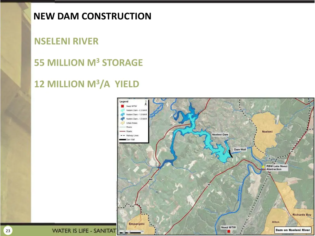 new dam construction