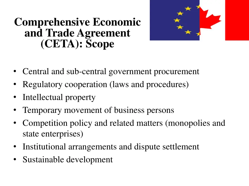 comprehensive economic and trade agreement ceta 2