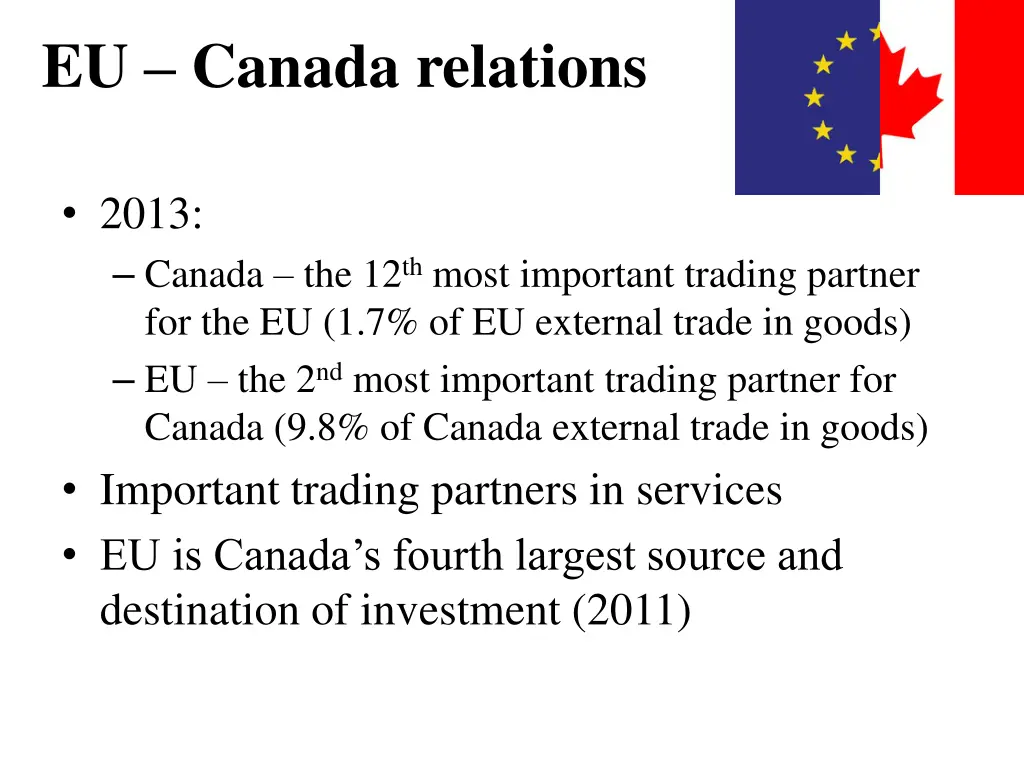 eu canada relations