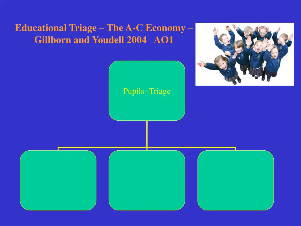 educational triage the a c economy gillborn