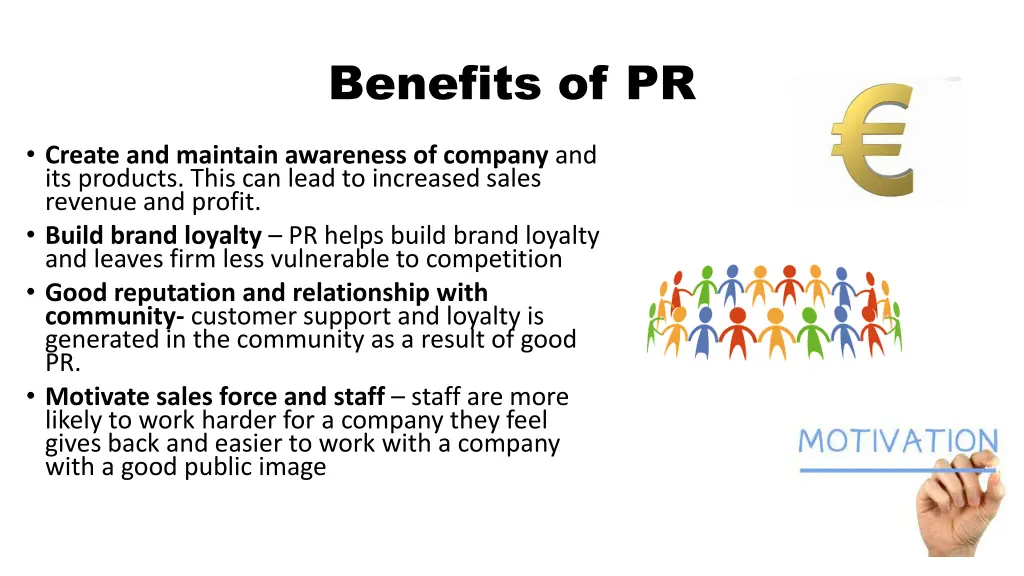 benefits of pr