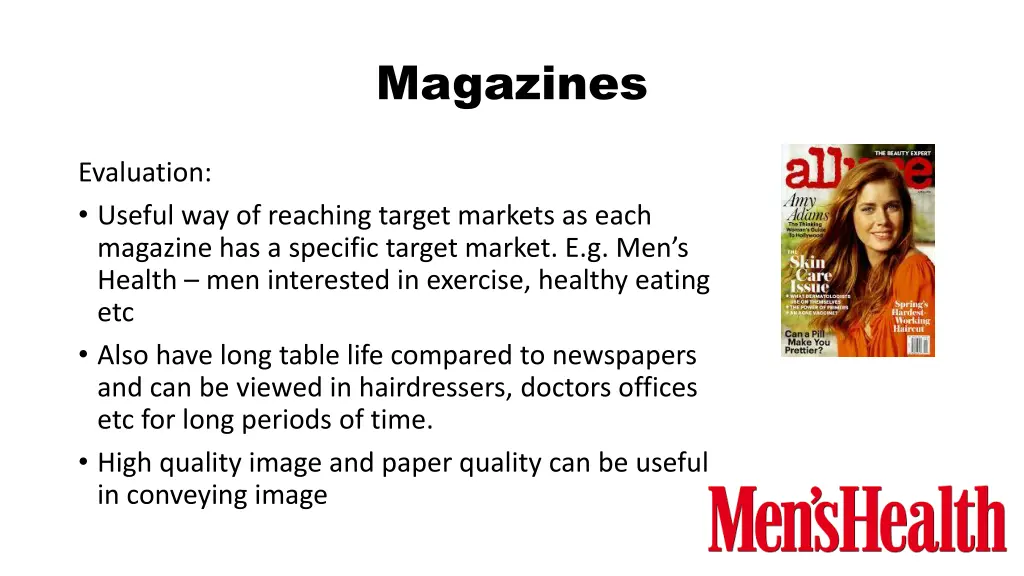 magazines