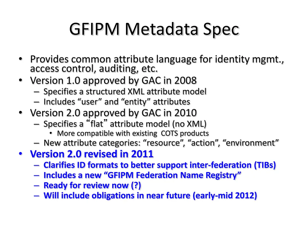 gfipm metadata spec