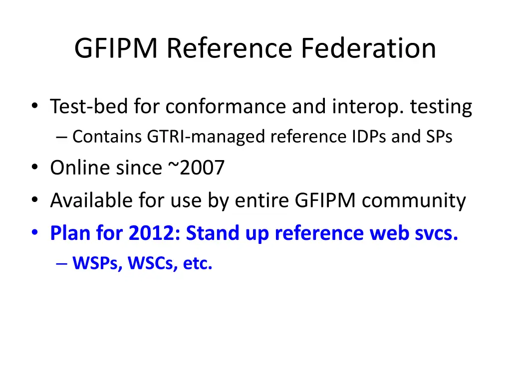 gfipm reference federation