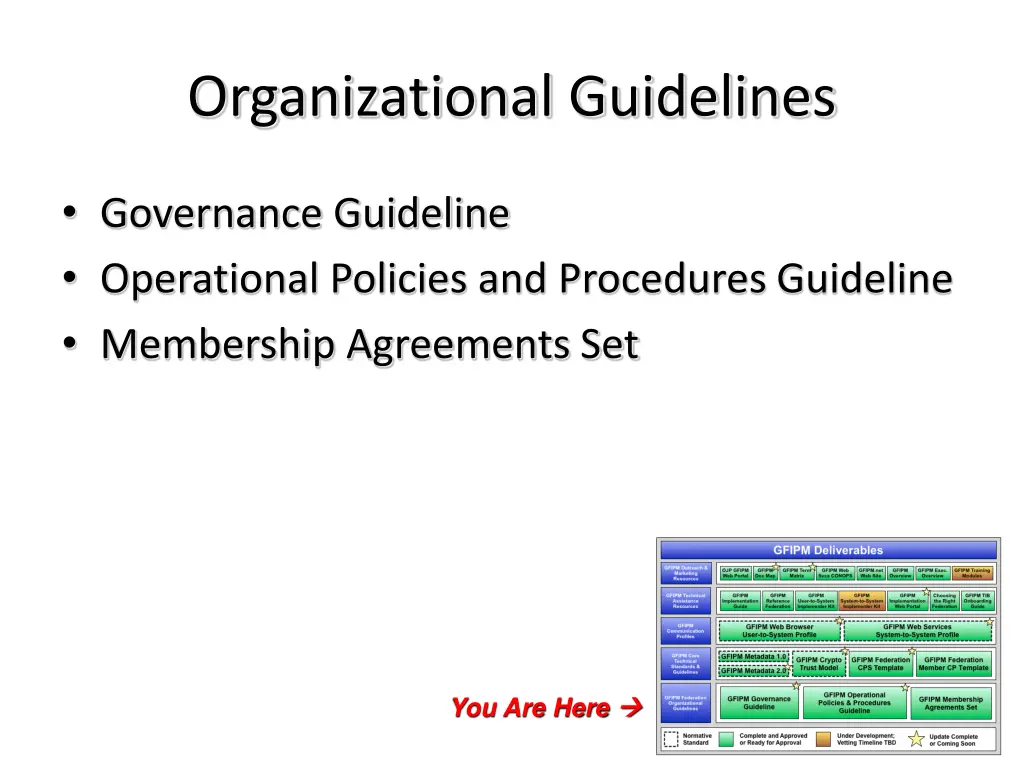 organizational guidelines