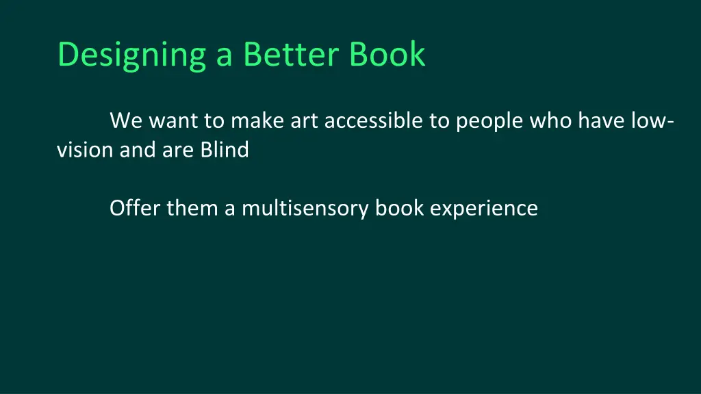 designing a better book 2