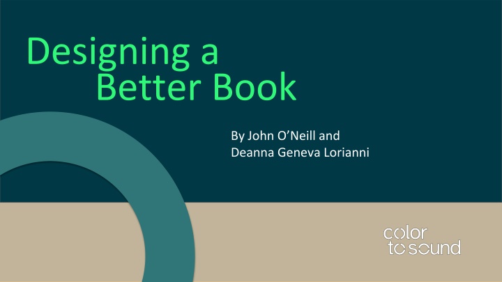 designing a better book