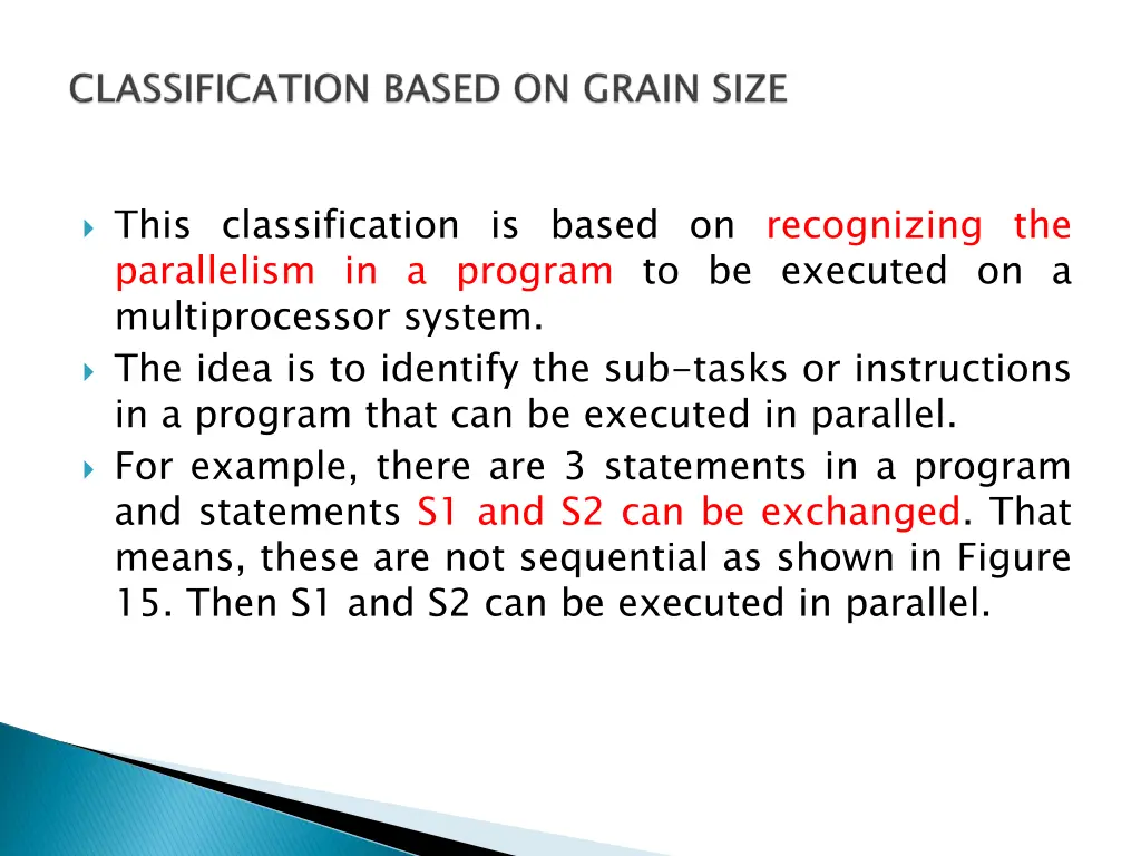 this classification is based on recognizing