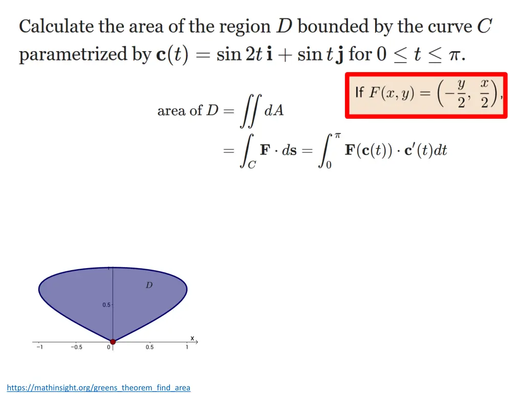 https mathinsight org greens theorem find area