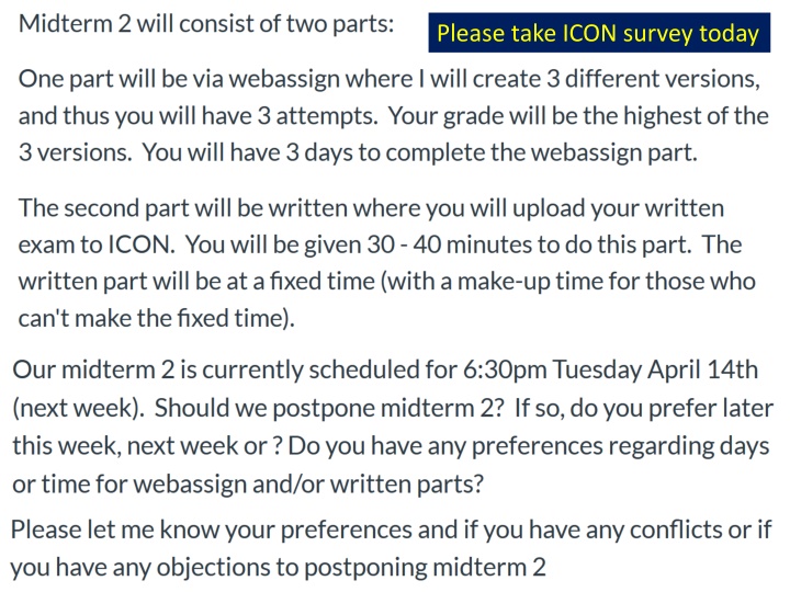 please take icon survey today