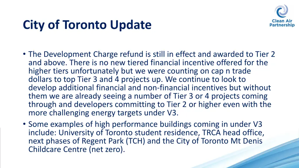 city of toronto update 3