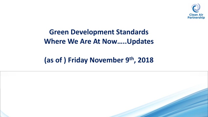 green development standards where