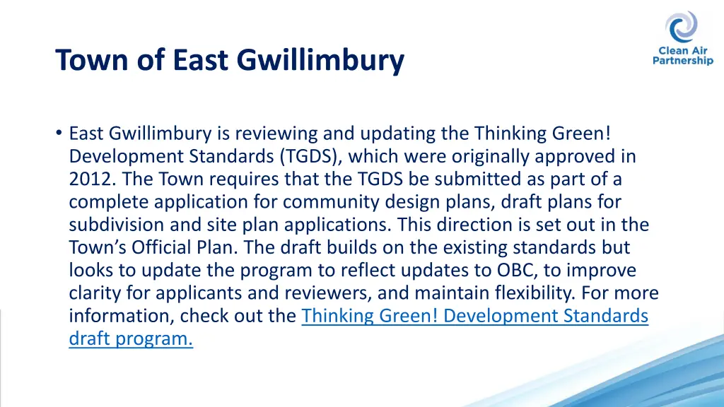 town of east gwillimbury