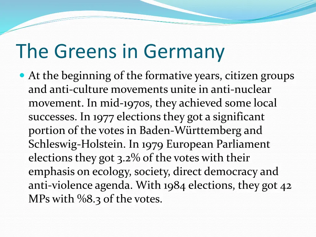 the greens in germany