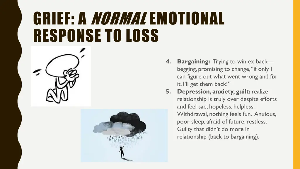 grief a normal emotional response to loss 1