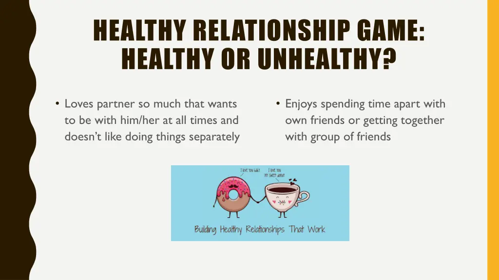 healthy relationship game healthy or unhealthy 1