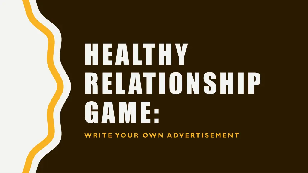 healthy relationship game write your