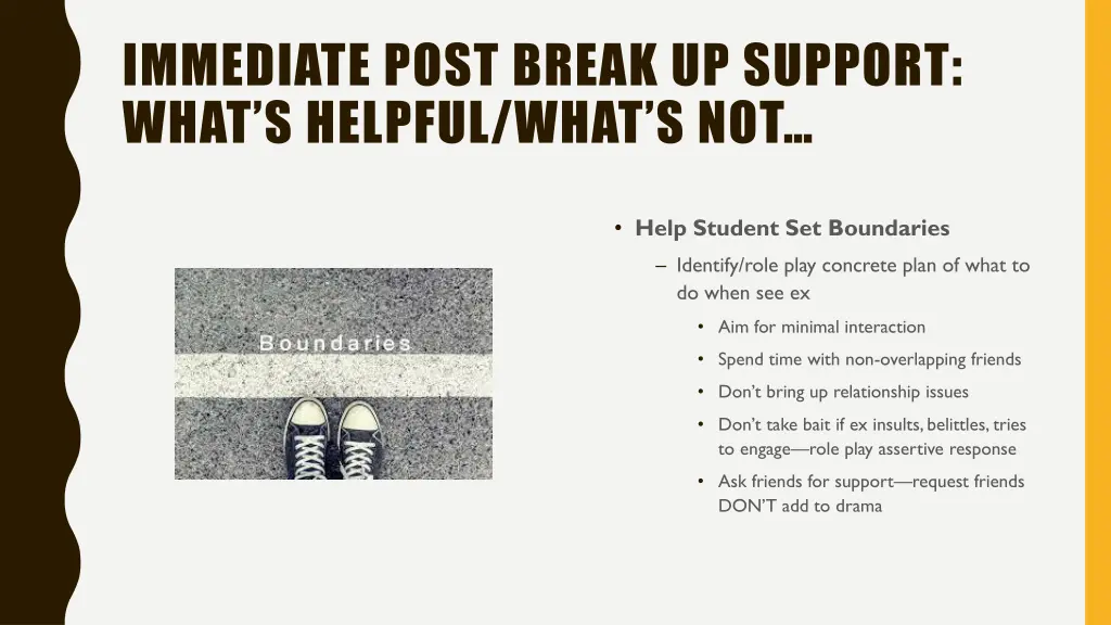 immediate post break up support what s helpful 2