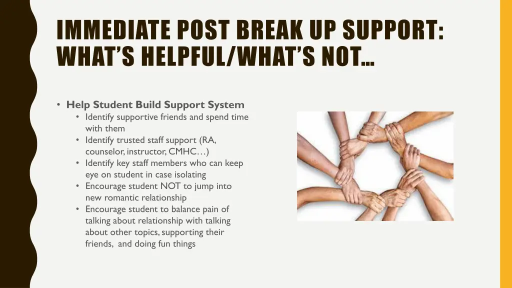 immediate post break up support what s helpful 3