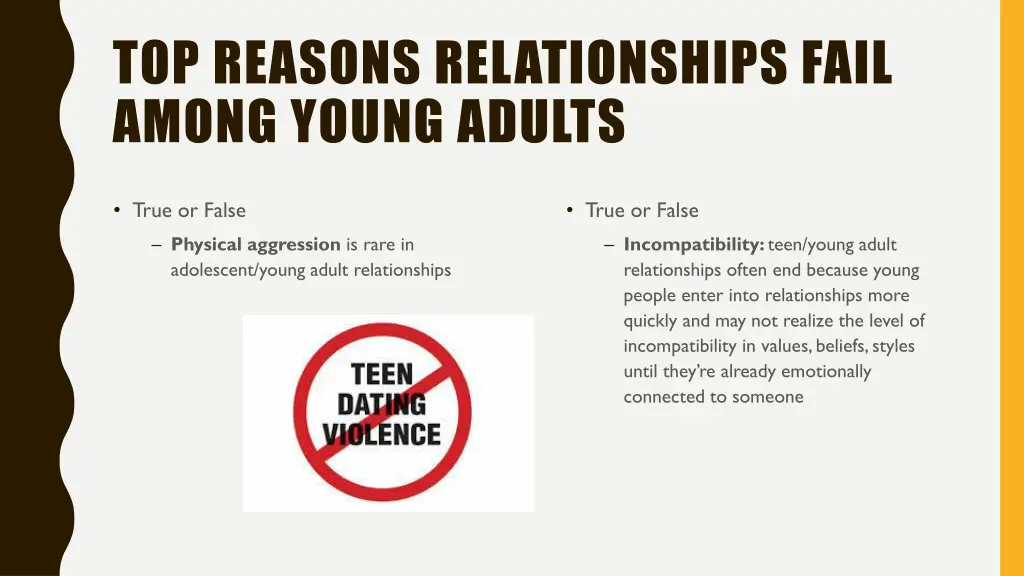 top reasons relationships fail among young adults 2