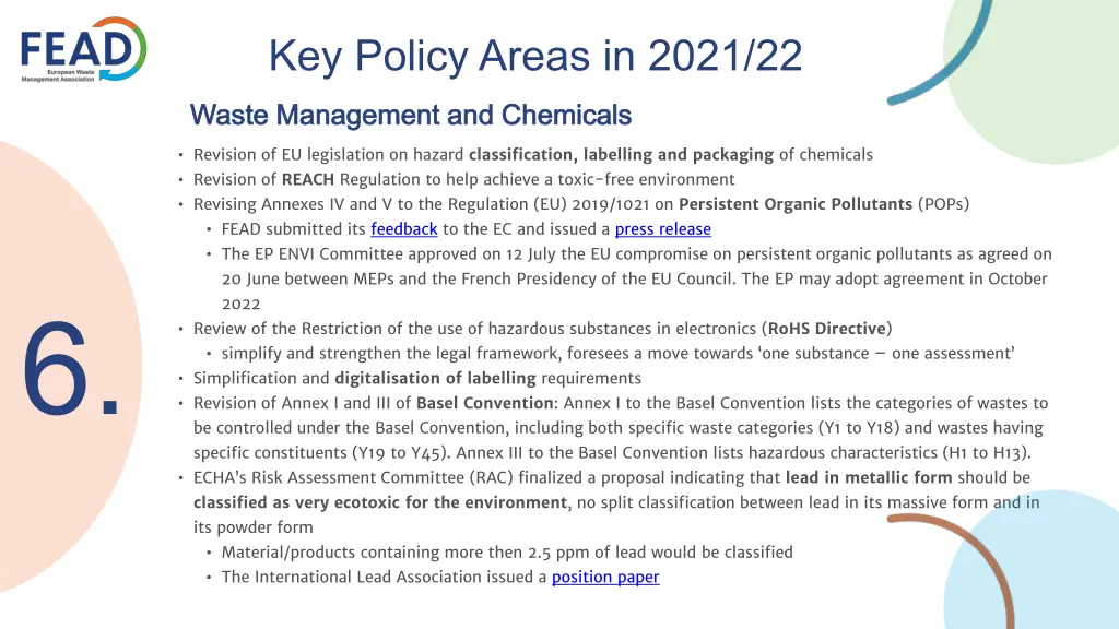 key policy areas in 2021 22 5