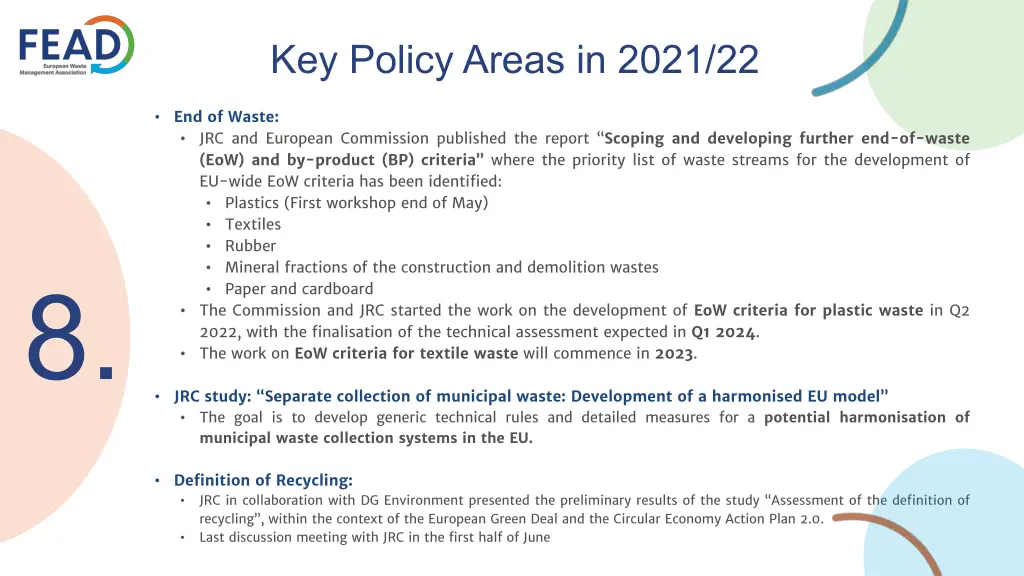 key policy areas in 2021 22 7