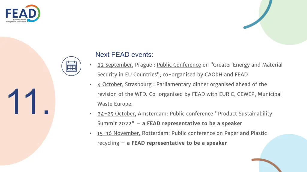 next fead events