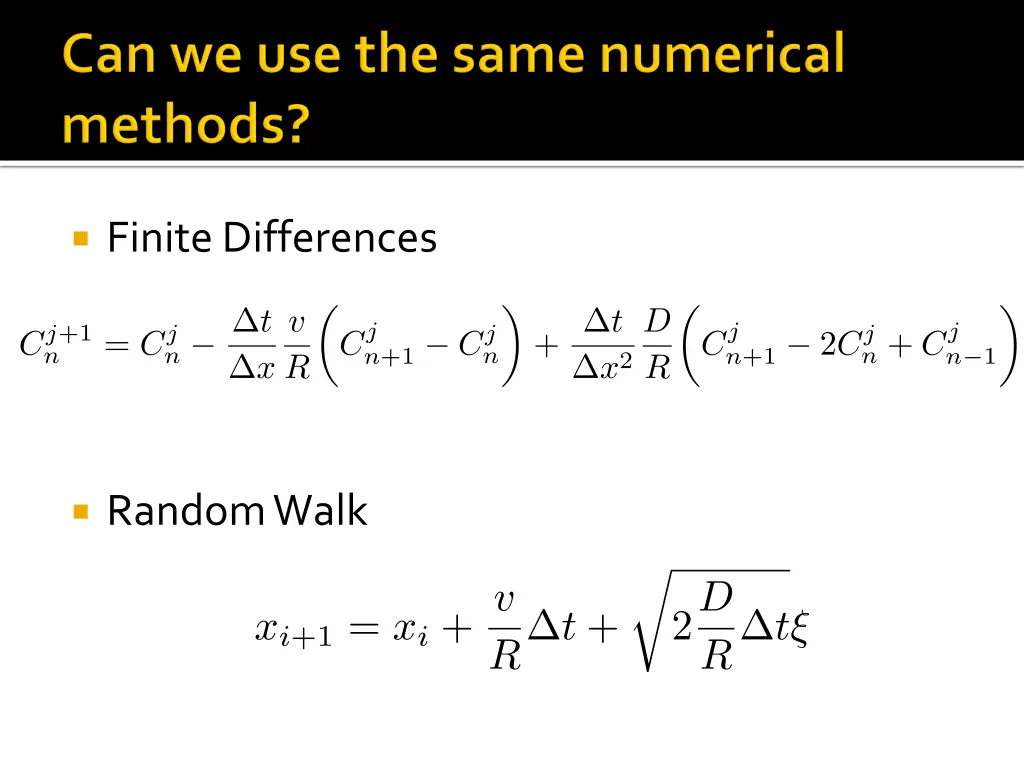 finite differences