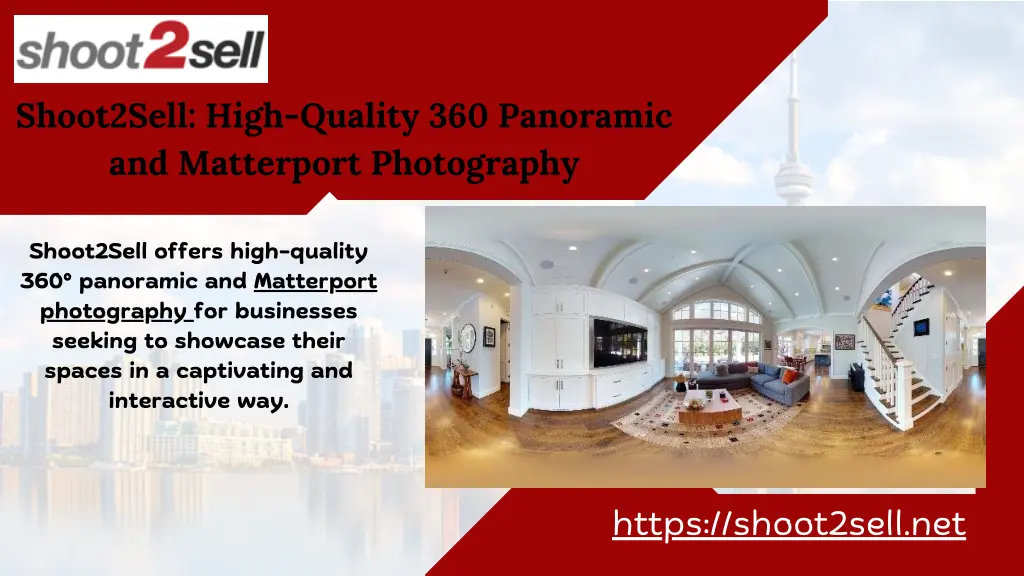 shoot2sell high quality 360 panoramic