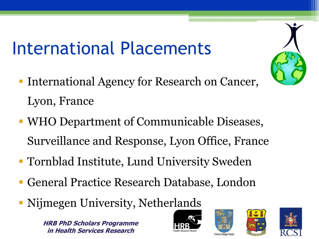 international placements