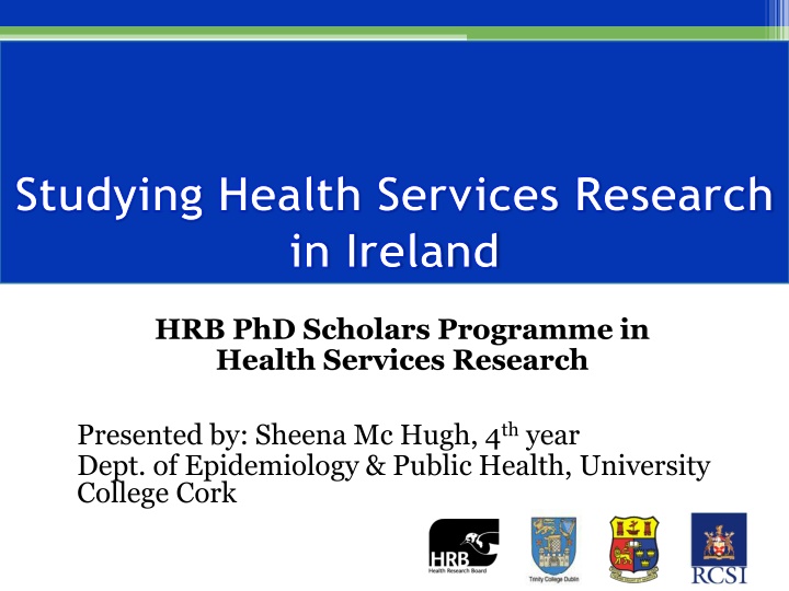 studying health services research in ireland