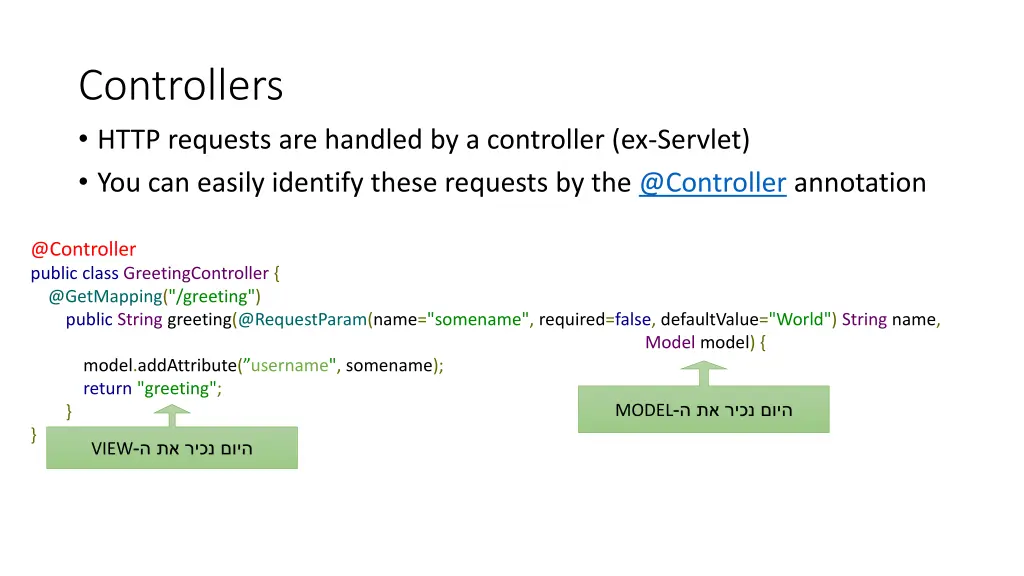 controllers http requests are handled